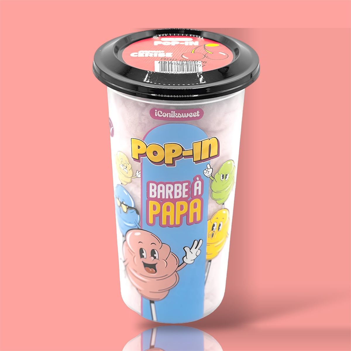 Iconik Sweet Pop In Barbe À Papa Cerise 12x60g