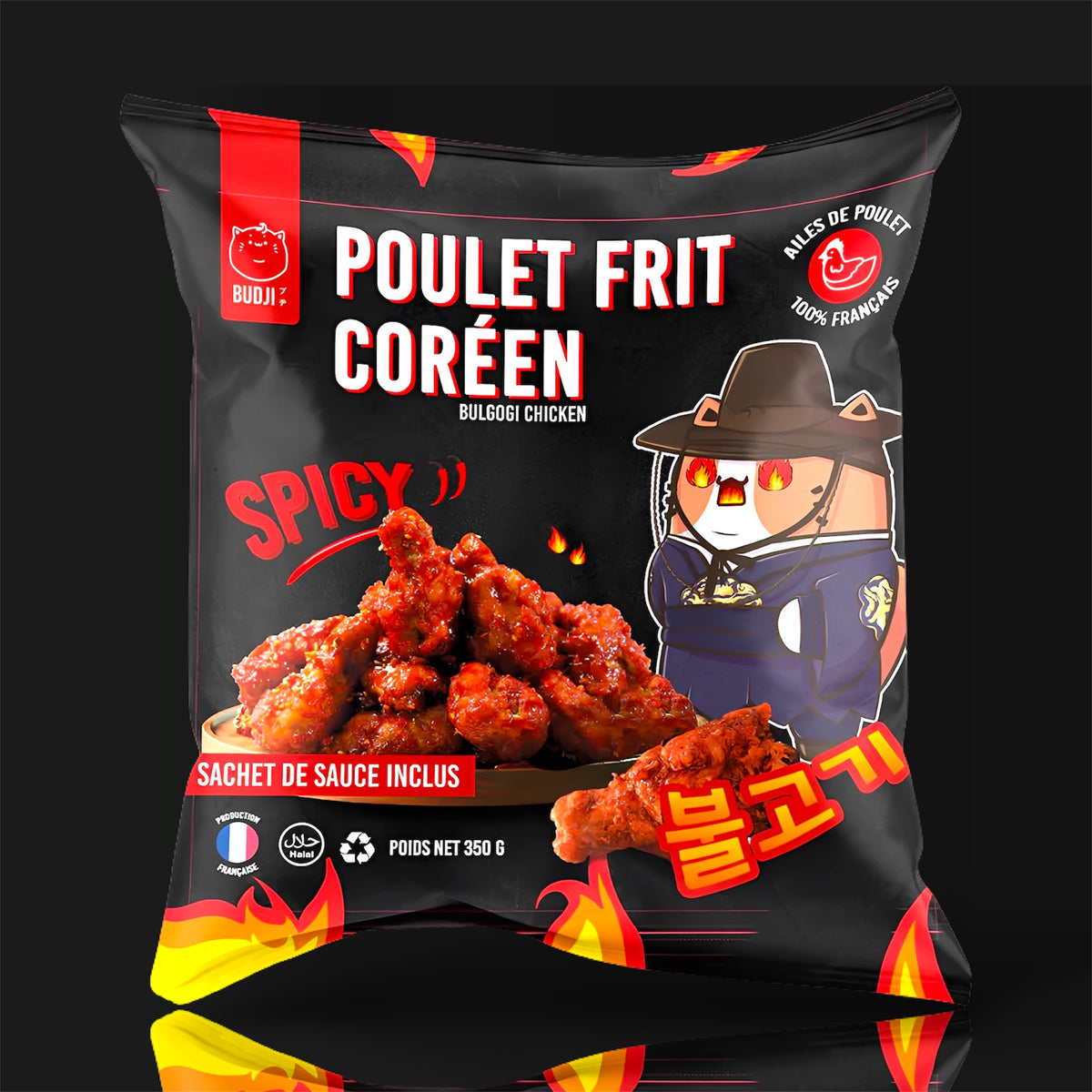 Budji Bulgogi Chicken Spicy 12x350g