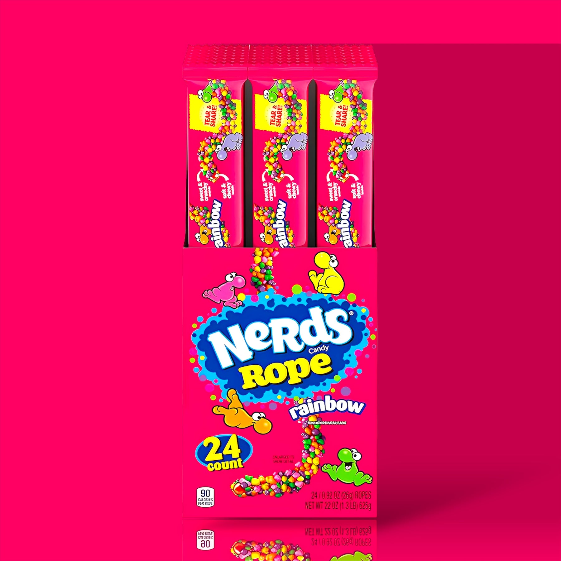 Nerds Rainbow Rope 24x26g