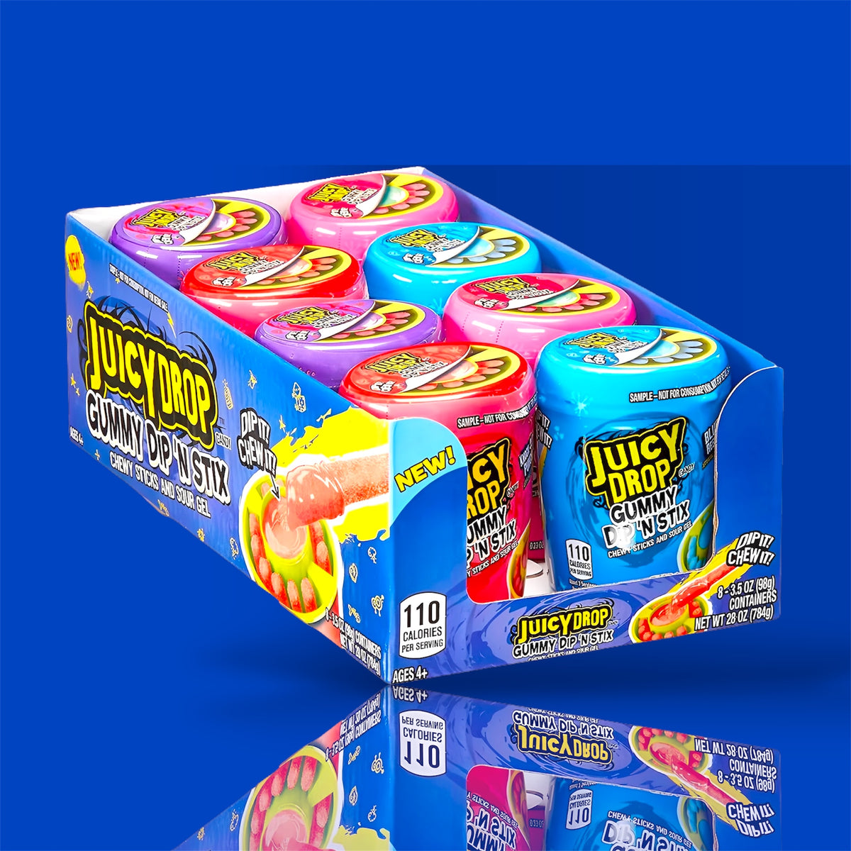 Juicy Drop Gummy Dipperz 8x96g