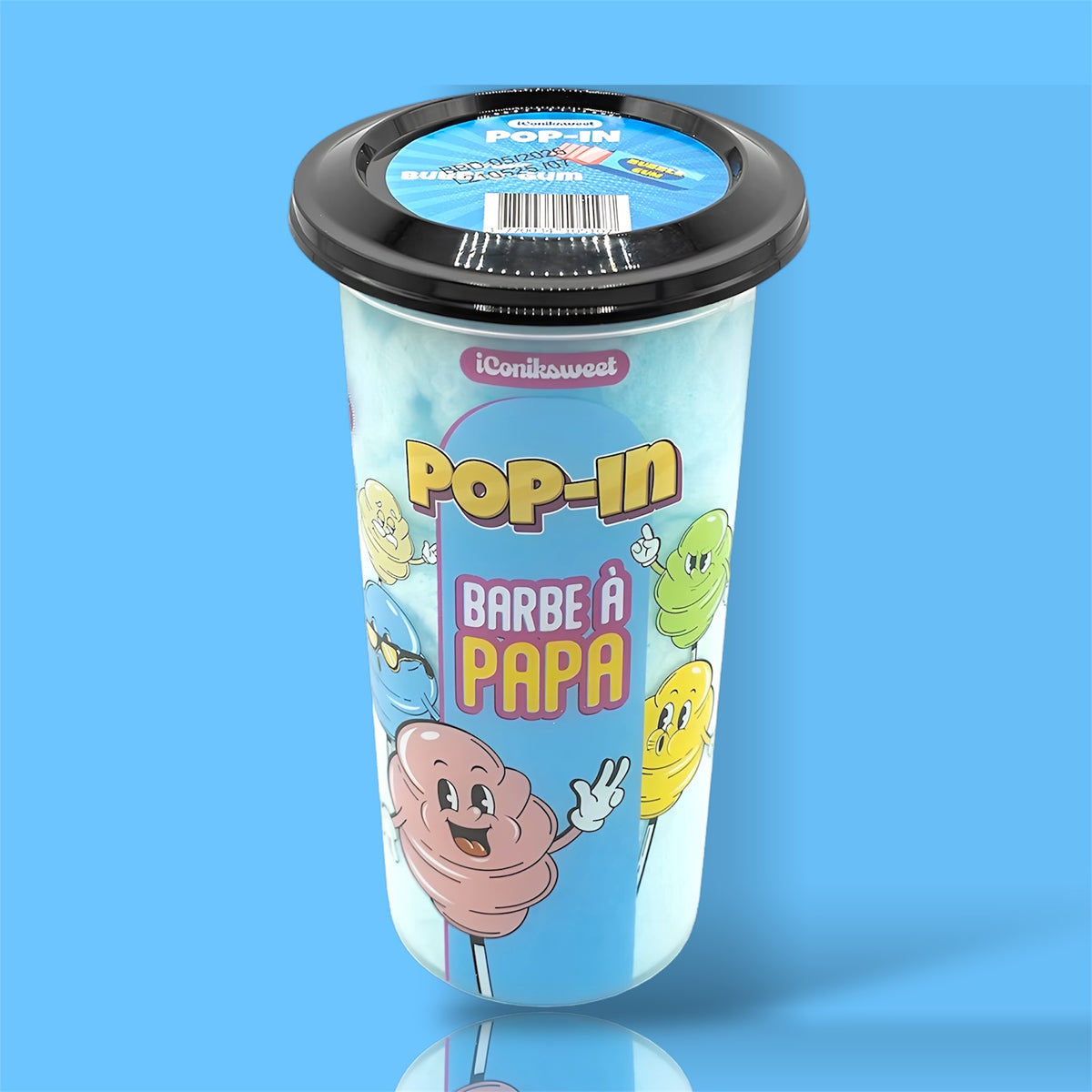 Iconik Sweet Pop In Barbe À Papa Bubble Gum 12x60g